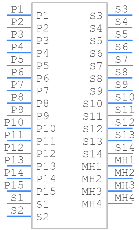 87970-0001 - Molex - PCB symbol