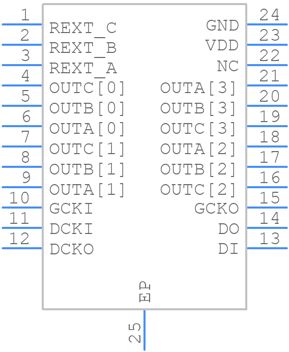 AL58221T24E-13 - Diodes Incorporated - PCB symbol