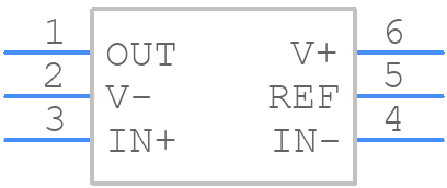 INA500CIDBVR - Texas Instruments - PCB symbol