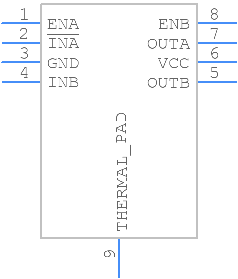 IX4342UE - LITTELFUSE - PCB symbol