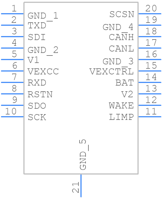 UJA1169TK/F/3Z - NXP - PCB symbol