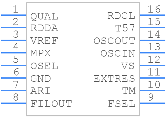 TDA7479AD - STMicroelectronics - PCB symbol