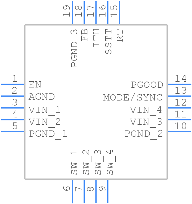 LTC3311SIV#PBF - Analog Devices - PCB symbol