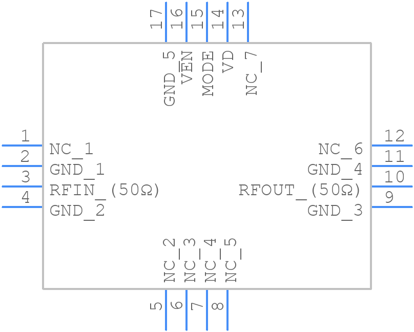 CMX90B702QF-R705TR - CML Micro - PCB symbol
