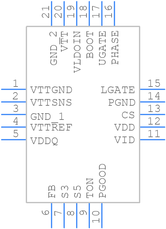 RT8231AGQW - RICHTEK - PCB symbol