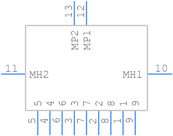 1003-002-01100-TR - CNC Tech - PCB symbol