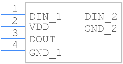 IN-PI42TASPRPGPB - Inolux - PCB symbol