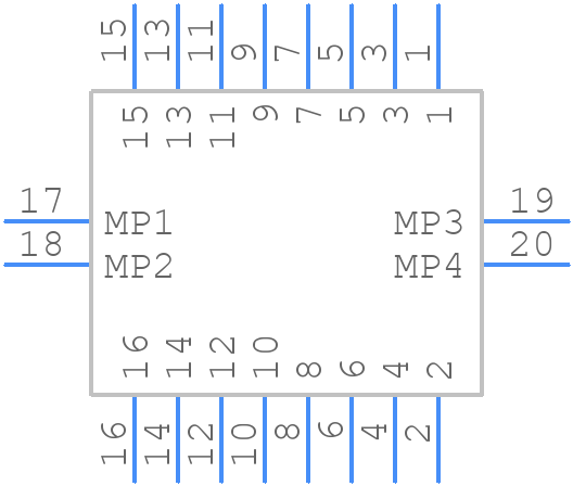 CL586-0825-0-54 - Hirose - PCB symbol