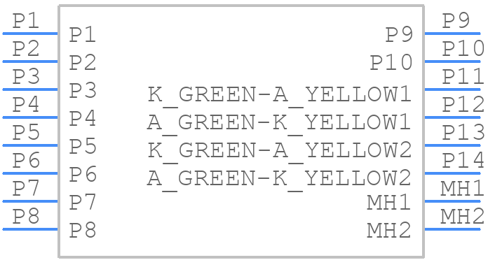JXD1-0105NL - Yageo Group - PCB symbol