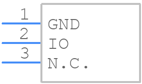 DS28E54+ - Analog Devices - PCB symbol