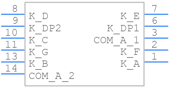 XDMR11A-A - SunLED - PCB symbol