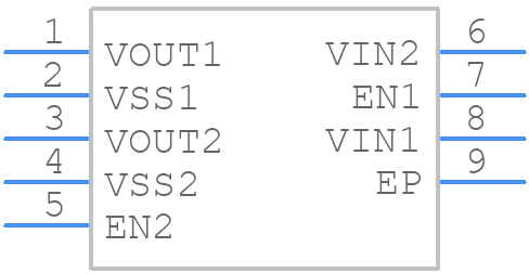 XC8112AA01ER-G - Torex - PCB symbol