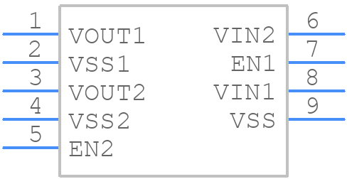 XC8113AA01ER-G - Torex - PCB symbol