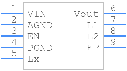 XCL110A44CKR-G - Torex - PCB symbol