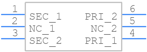 WB1-1SLB - COILCRAFT - PCB symbol