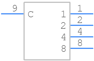 P60A701 - Apem - PCB symbol