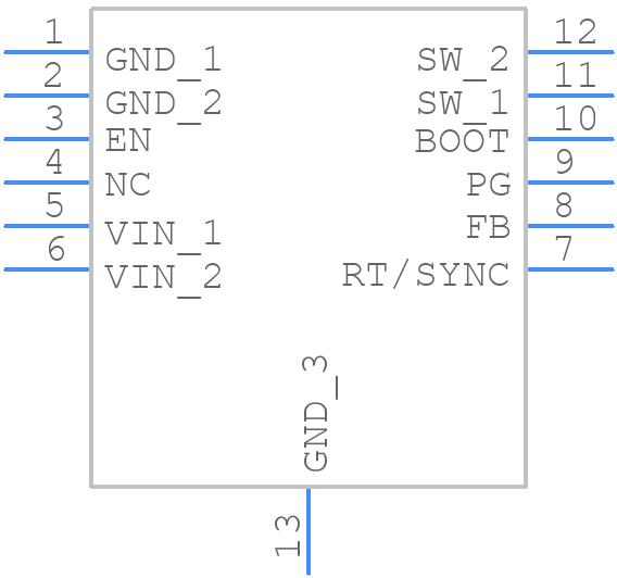 LMR38015FDRRR - Texas Instruments - PCB symbol