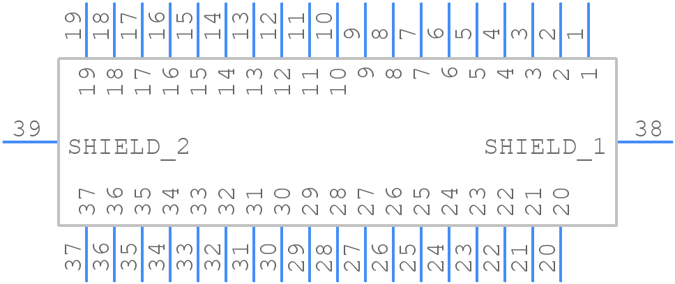 D37S33E6GL00LF - Amphenol - PCB symbol