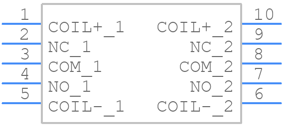 G6HK-2 - Omron Electronics - PCB symbol