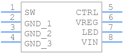 LT3590ESC8#TRMPBF - Analog Devices - PCB symbol