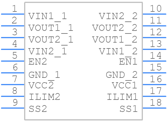 MP5092GD-P - Monolithic Power Systems (MPS) - PCB symbol