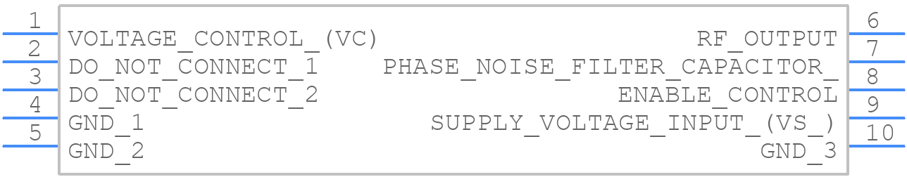 TX-8010-EAE-2870-50M0000000 - Microchip - PCB symbol