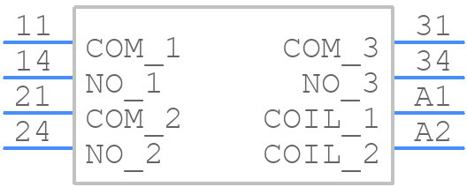 67.23.9.024.4501 - FINDER - PCB symbol