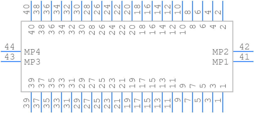 AXK7L40223G - Panasonic - PCB symbol