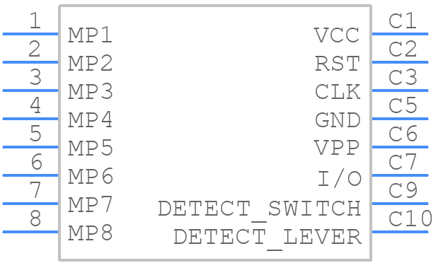 115S-ACA0 - ATTEND - PCB symbol