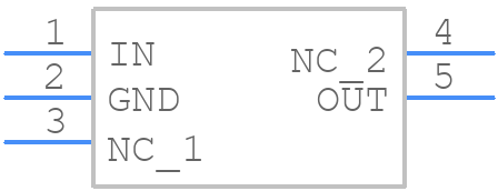 TPS7B91018DBVR - Texas Instruments - PCB symbol