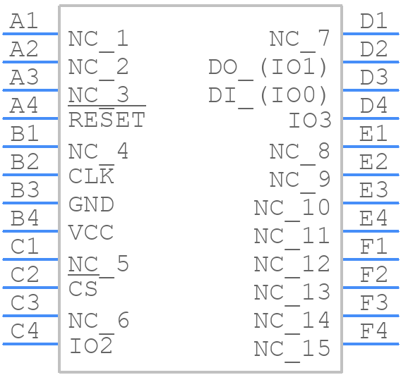 W25M512JVCSQ - Winbond - PCB symbol