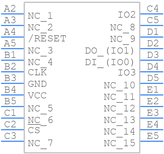 W25M512JWBSM - Winbond - PCB symbol