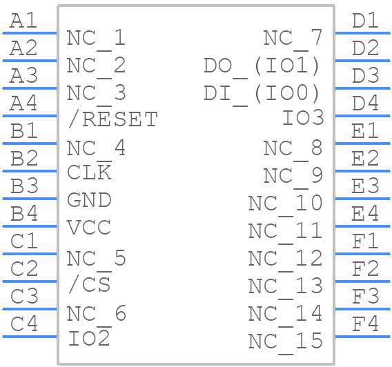 W25M512JWCAM - Winbond - PCB symbol