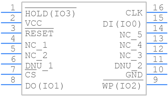 W25Q01NWSFIN - Winbond - PCB symbol