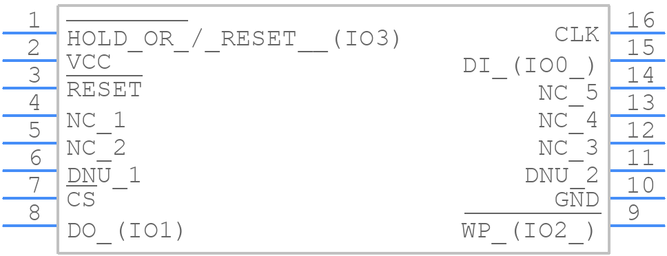 W25Q01JVSFJQ - Winbond - PCB symbol