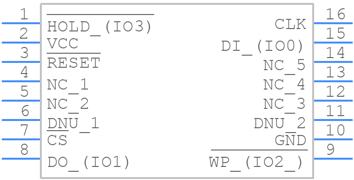 W25Q01NWSFIA - Winbond - PCB symbol