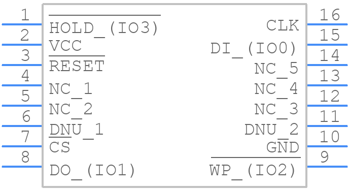 W25Q01NWSFJQ - Winbond - PCB symbol