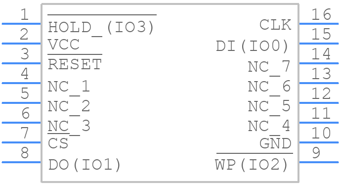 W25Q32JVSFSM - Winbond - PCB symbol