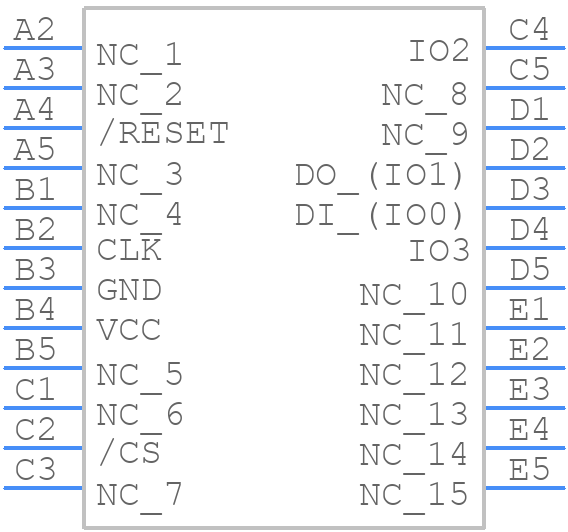 W25M512JVBSQ - Winbond - PCB symbol