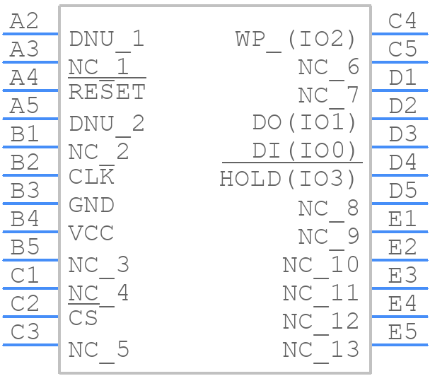W25Q01NWTBJQ - Winbond - PCB symbol
