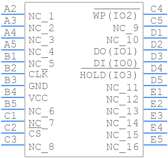 W25N512GVBKT - Winbond - PCB symbol