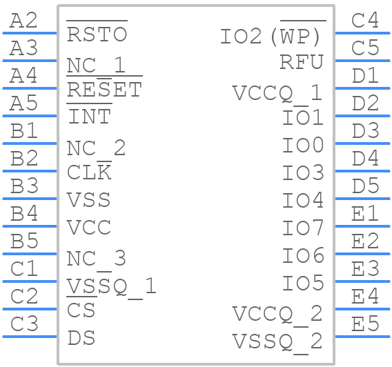 W35T51NWTBIF - Winbond - PCB symbol