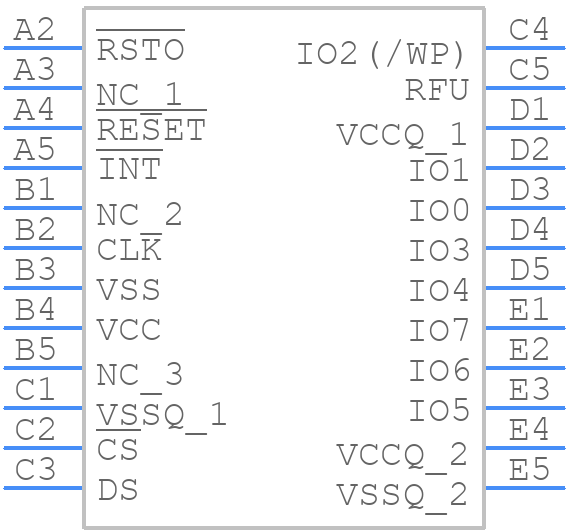 W35T51NWTBSF - Winbond - PCB symbol