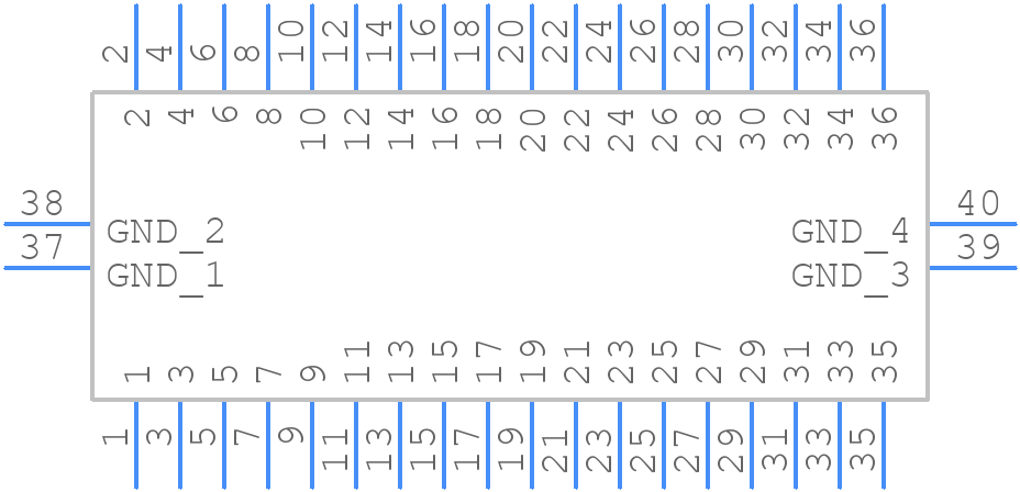 DF40GB-36DP-0.4V(51) - Hirose - PCB symbol