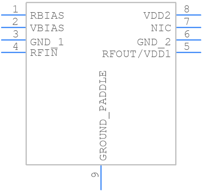 ADL8122ACPZN-R7 - Analog Devices - PCB symbol