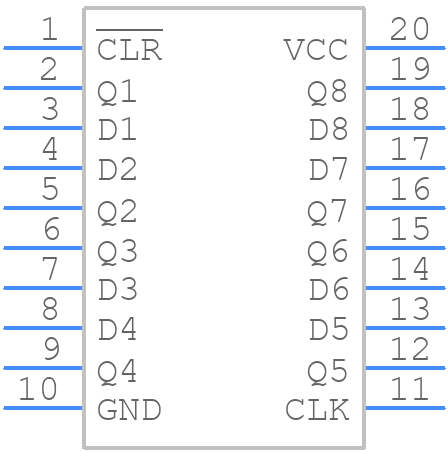 AF54RHC273ENT-R - Apogee Semiconductor - PCB symbol