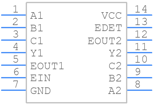 AF54RHC301ELT-R - Apogee Semiconductor - PCB symbol