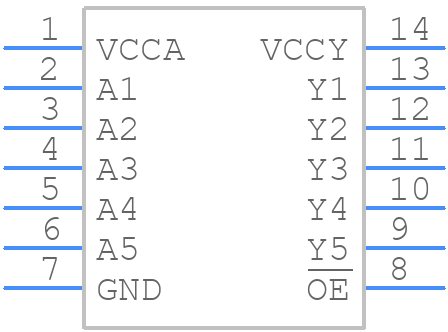 AF54RHC544ANT-R - Apogee Semiconductor - PCB symbol