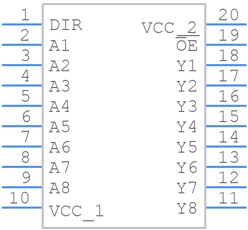 AF54RHC806ANT-R - Apogee Semiconductor - PCB symbol