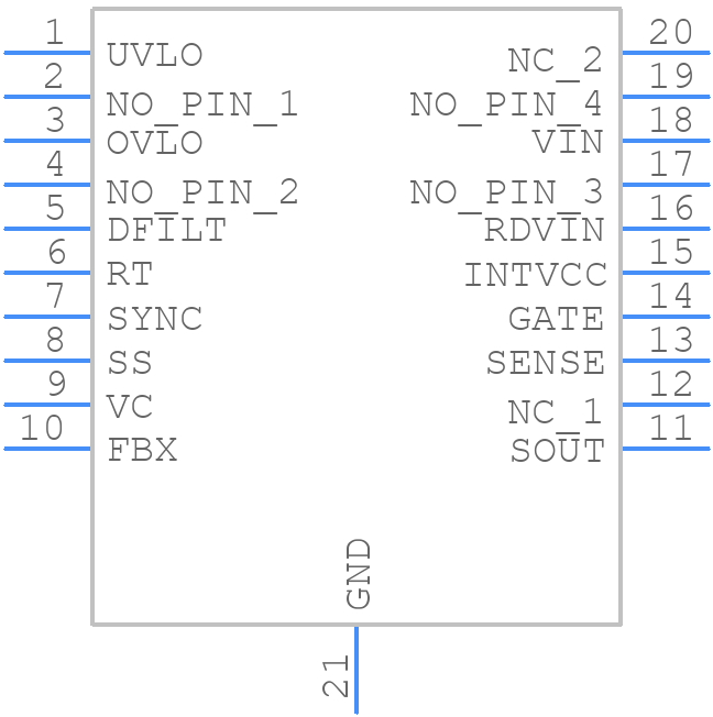 LT8310EFE#TRPBF - Analog Devices - PCB symbol